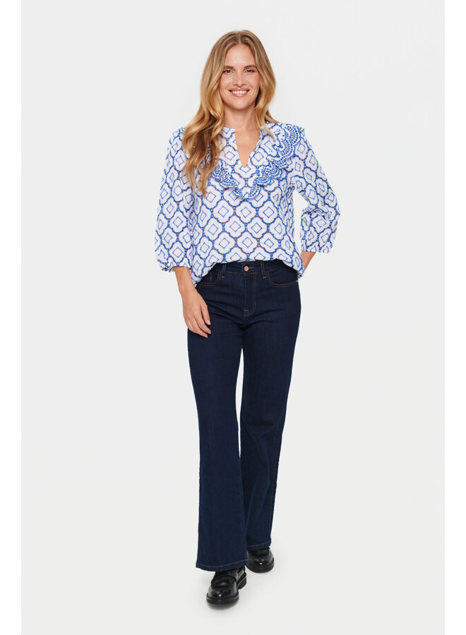 Ceze Blouse - Dutch Blue