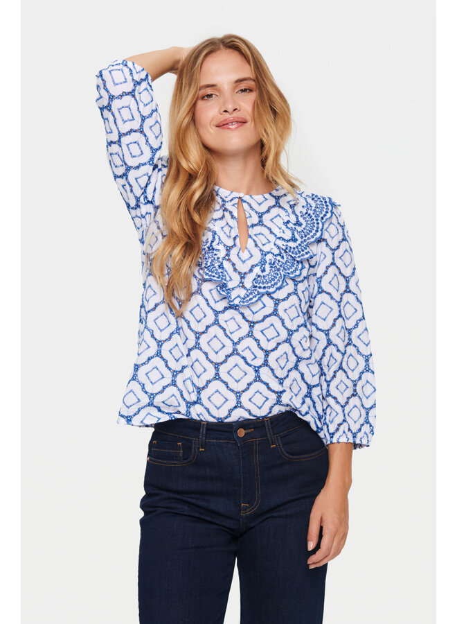 Ceze Blouse - Dutch Blue