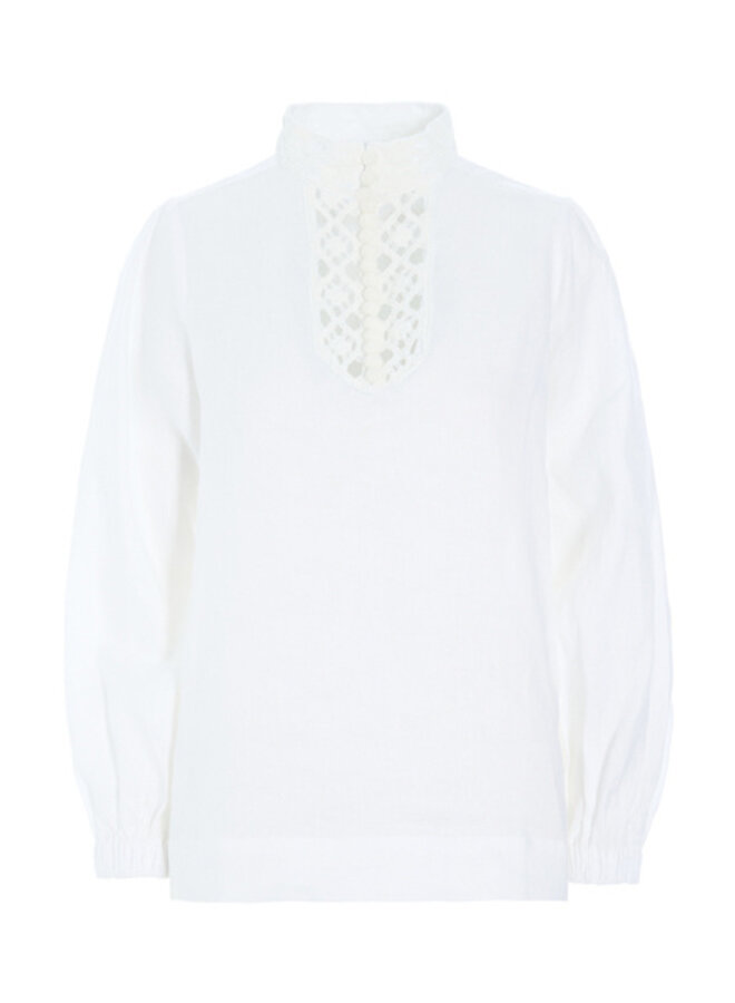 Trina Blouse - Natural White