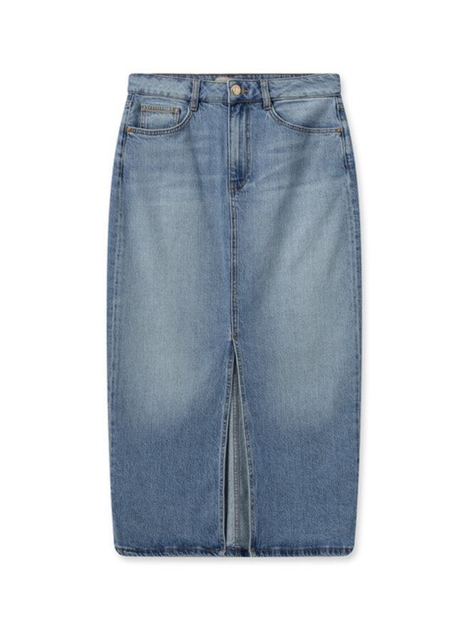 Mella Denim Skirt - Blue