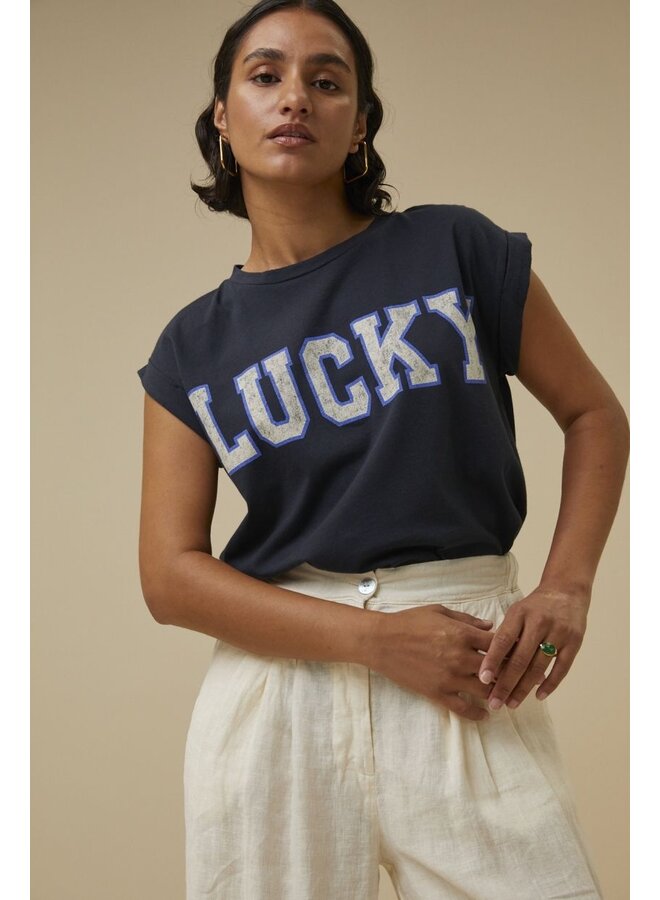 Thelma Lucky Vintage Top - Midnight