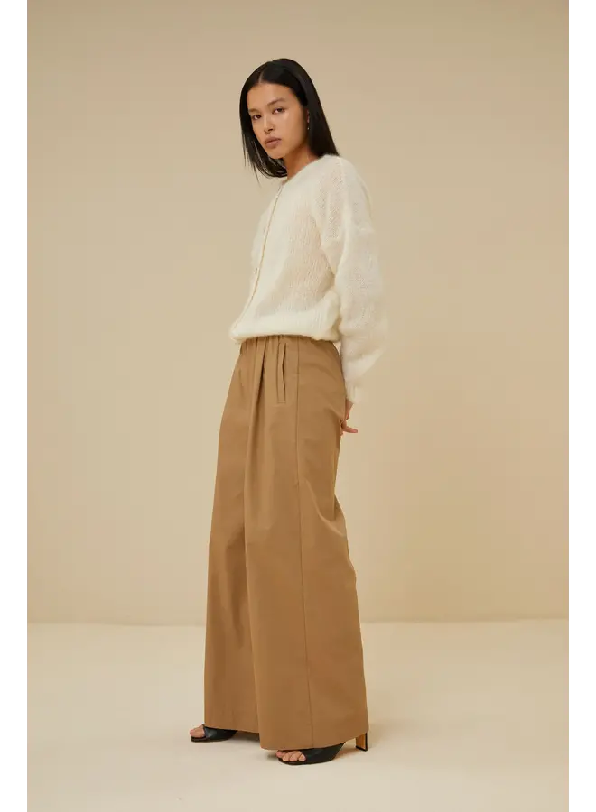 Benji Poplin Pant - Camel