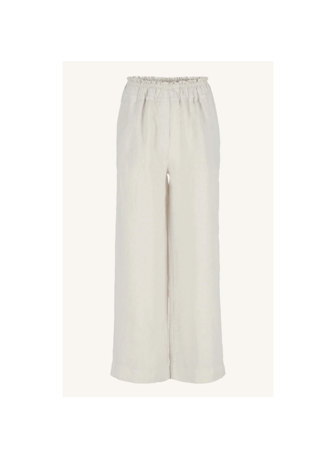 Robyn Linen Pant - Chalk