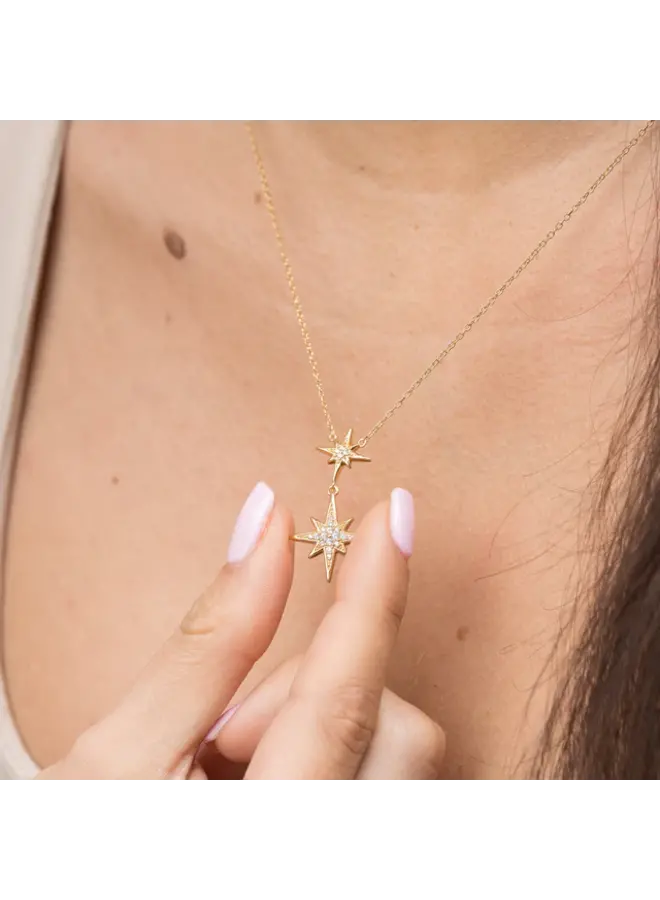 Hannah Martin Star Necklace - Gold