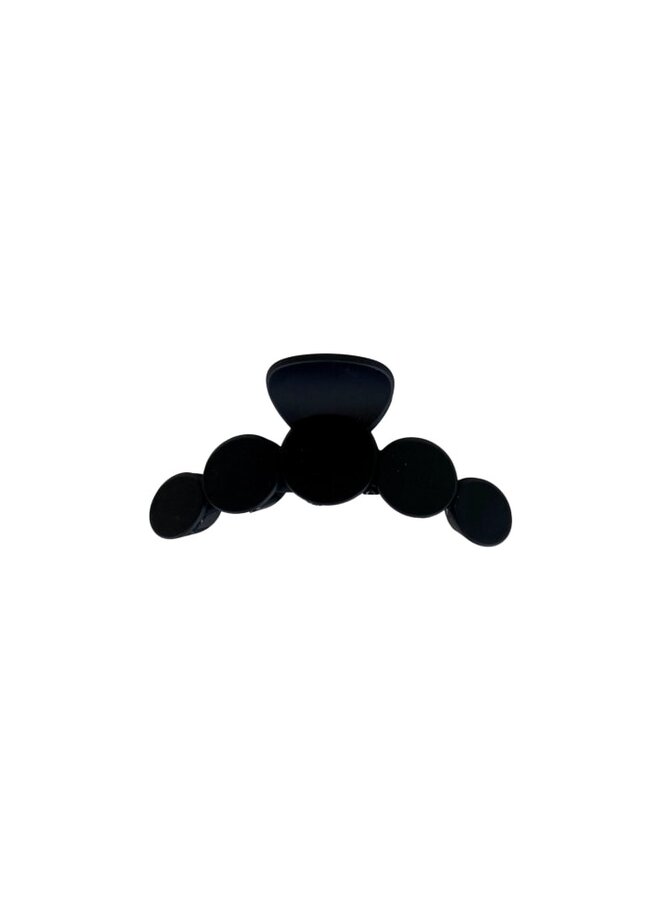 Bubble Matt Hair Claw - Black