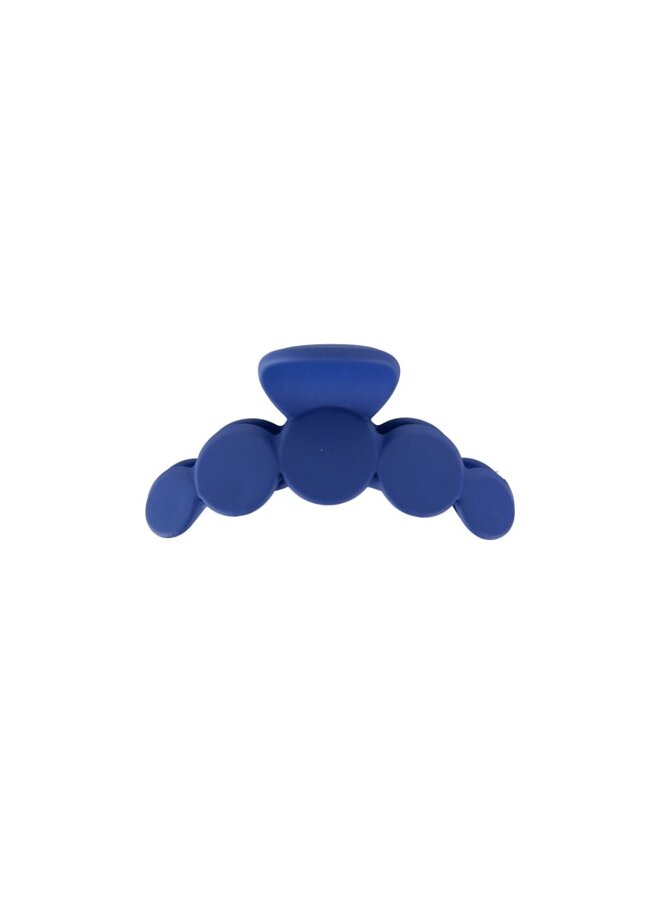 Bubble Matt Hair Claw - Navy