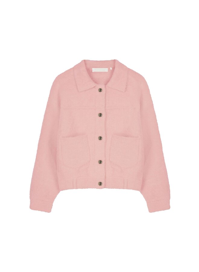 Bubbly Boxy Jacket - Rose