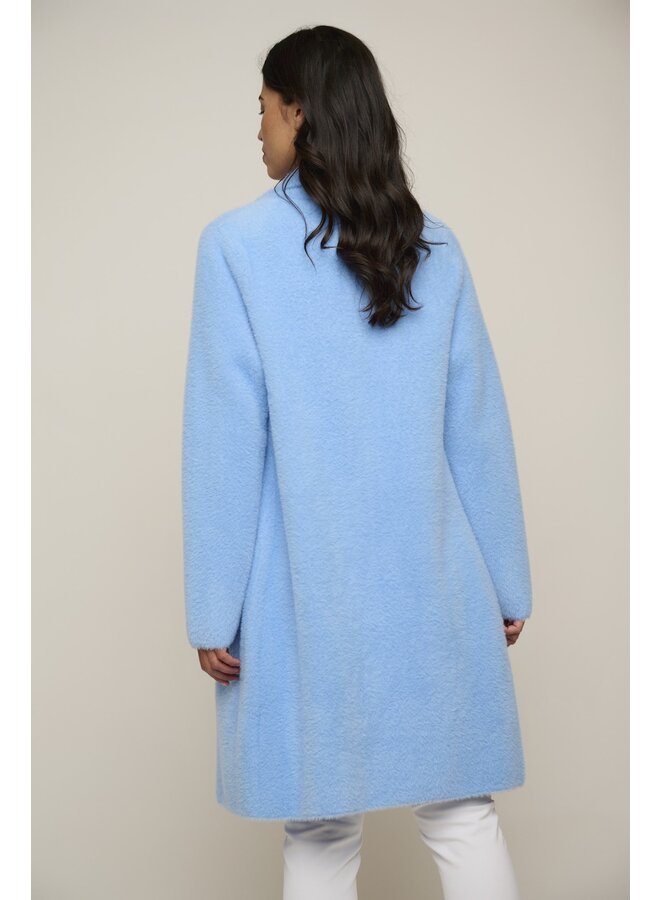 Kee Single Breasted Coat - Airy Blue