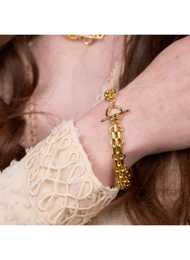 Saffron Chain Bracelet - Gold