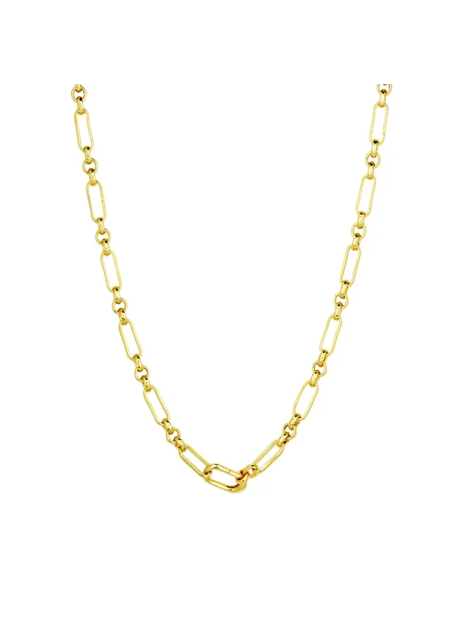 Gold Piaf Chain Necklace - Large