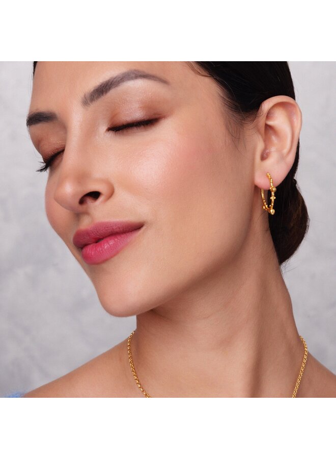 Allegra Hoop Earrings - Gold