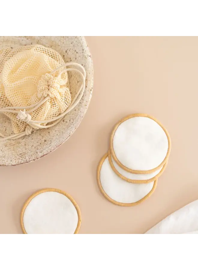Reusable Cotton & Bamboo Skincare Pads (pack of 7)