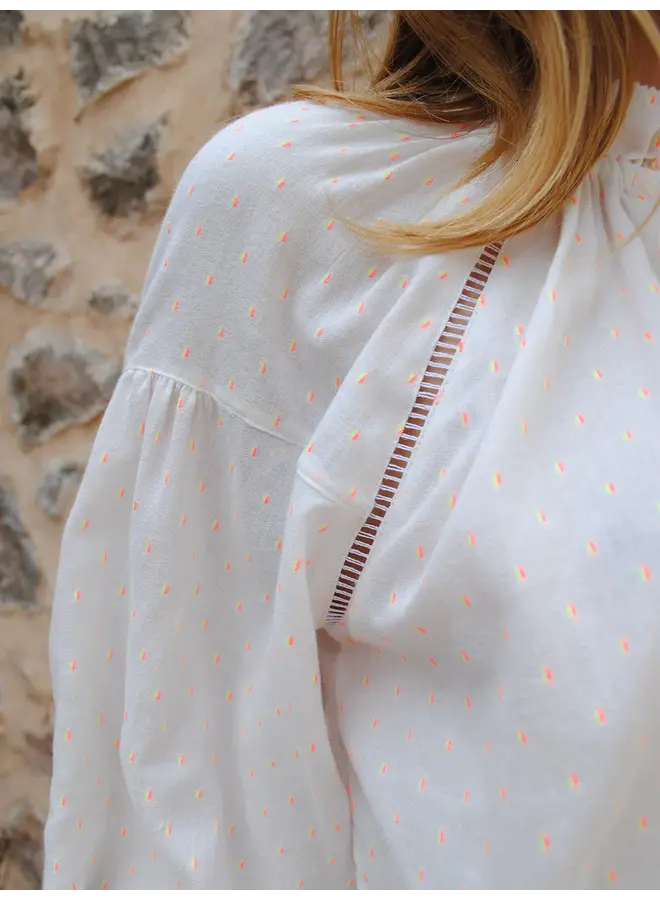 Georgia Top - Neon Dots