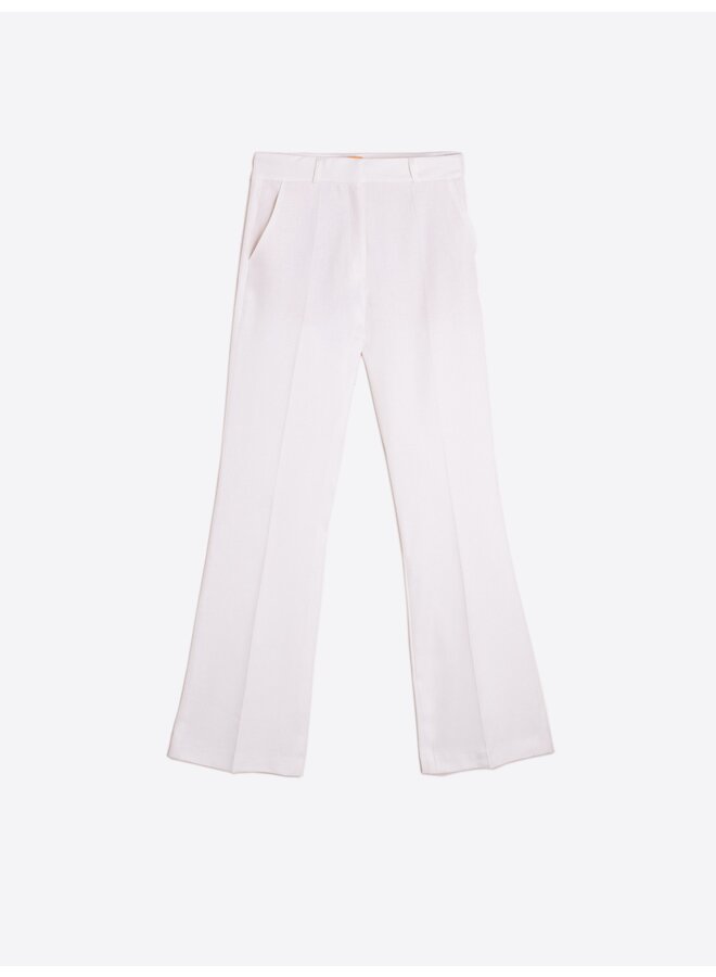 Veronica Pants - White Linen