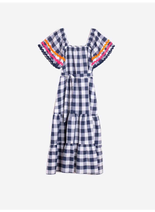 Palmeira Dress - Vichy Navy