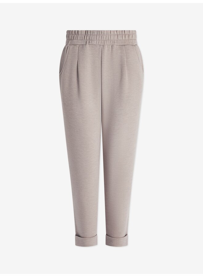 The Rolled Cuff Pant 25 - Taupe Marl