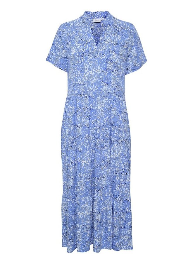 Eda SS Maxi Dress - Ultramarine Leo