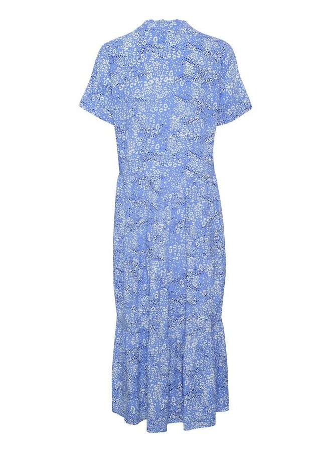 Eda SS Maxi Dress - Ultramarine Leo