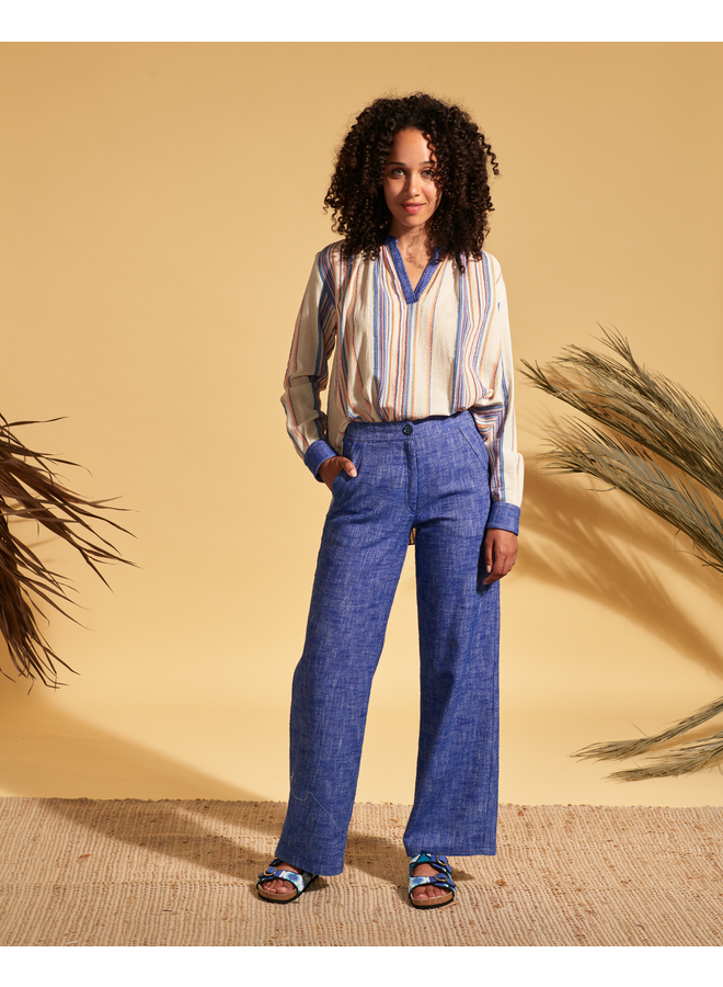 Peplo Pant - Blue