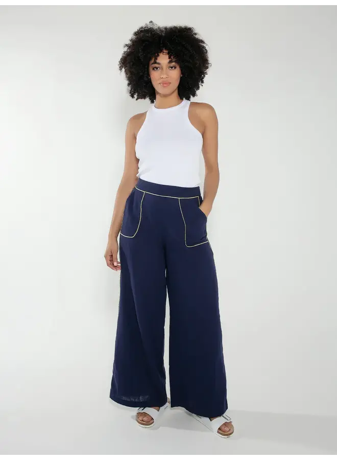 Clipper Trousers - Navy