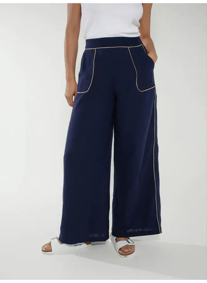 Clipper Trousers - Navy