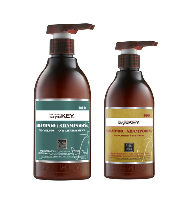 Saryna Key Voordeelbundel: No yellow shampoo +  shampoo