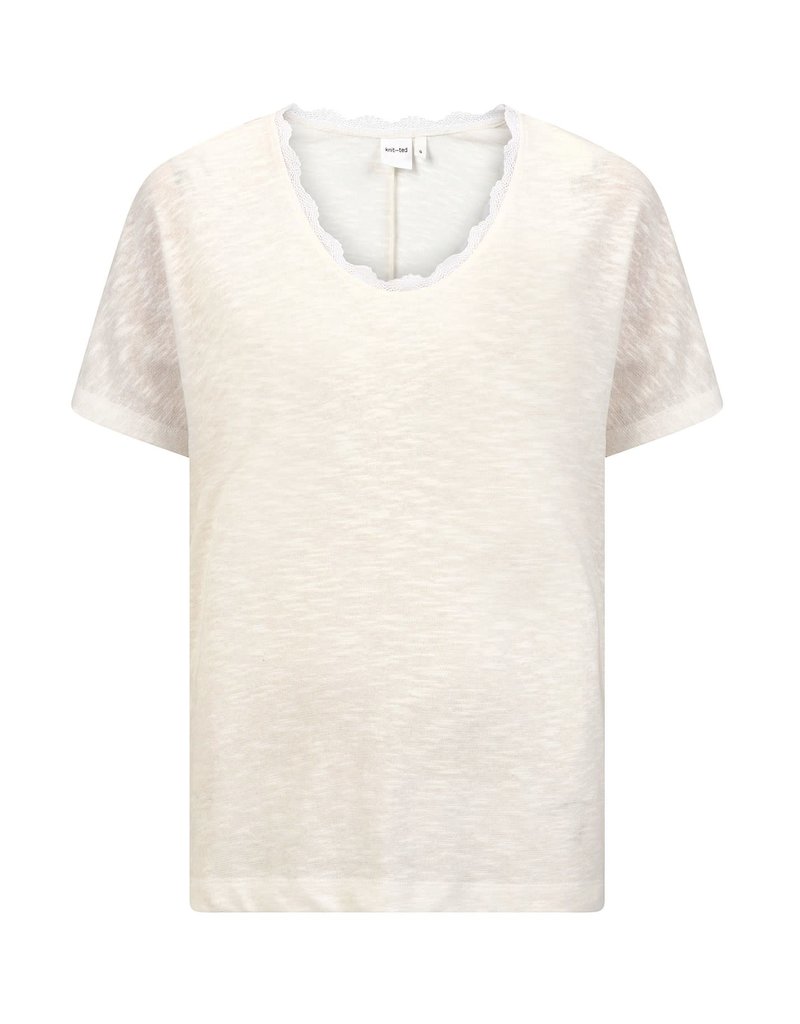 KNITTED BAUDIL SHIRT WHITE