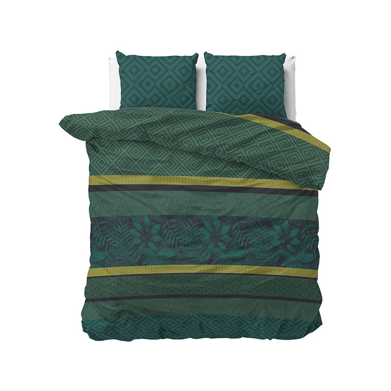 Sleeptime Elegance Green Ethic Dekbedovertrek Lits-jumeaux (240 x 220 cm + 2 kussenslopen) Dekbedovertrek