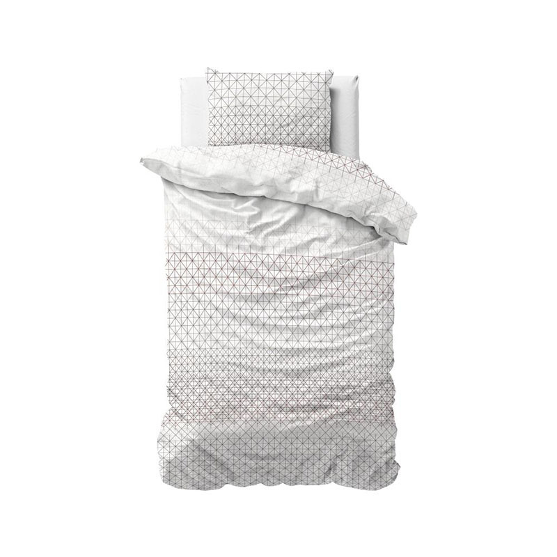 Dekbedovertrek Gino II - Eenpersoons (140x220 cm) - Meerkleurig Polyester-katoen - Dessin: Patroon - Sleeptime Elegance - Dekbed-Discounter.nl