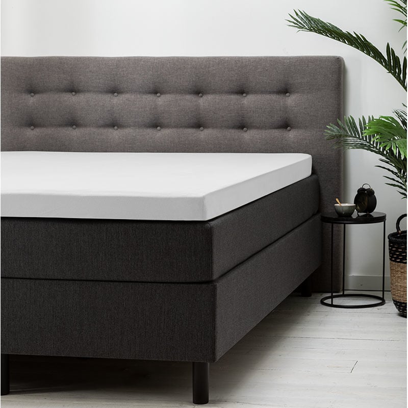 Hoeslaken verkoelend Katoen- Topper 180x210 cm Keuze Uit Meerdere Kleuren Fresh & Co Dekbed-Discount