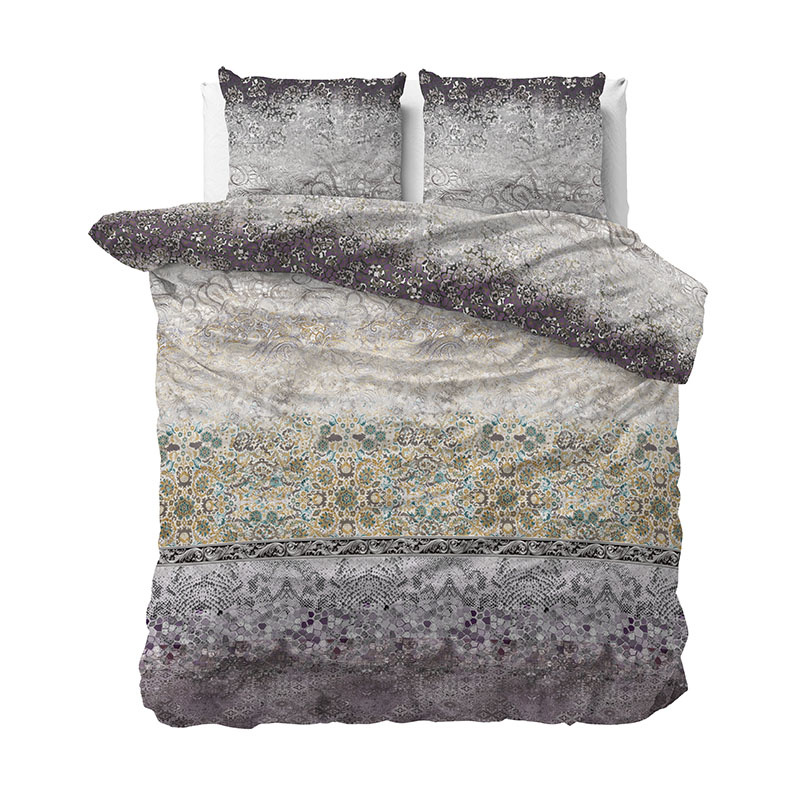 Sleeptime Elegance Estelle - Paars Dekbedovertrek 2-persoons (200 x 200/220 cm + 2 kussenslopen)