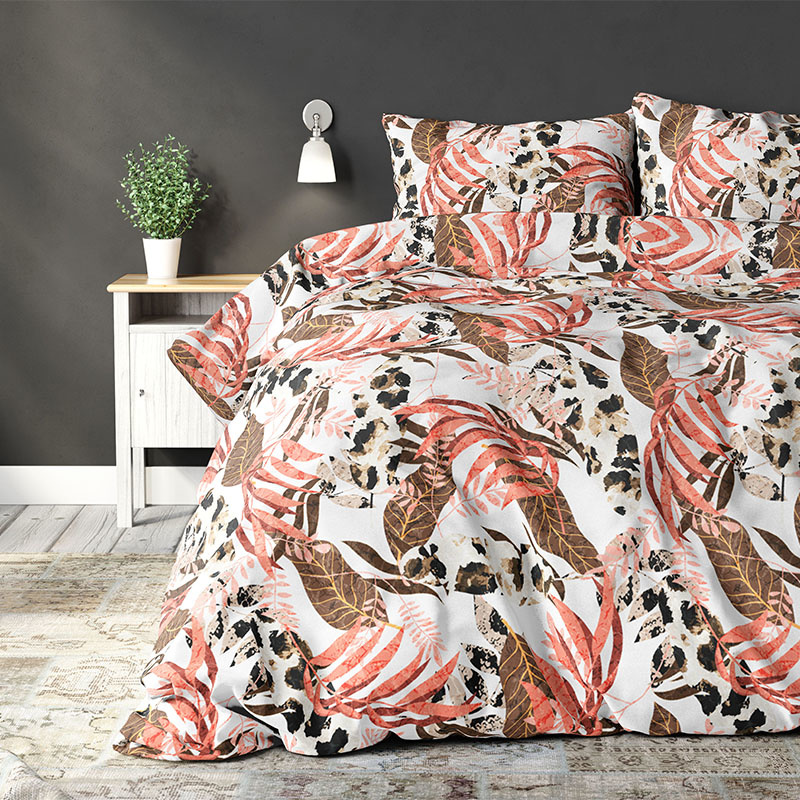 Dekbedovertrek Marinus - Lits-Jumeaux (240x220 cm) - Meerkleurig Polyester-katoen - Dessin: Patroon - Sleeptime Elegance - Dekbed-Discounter.nl