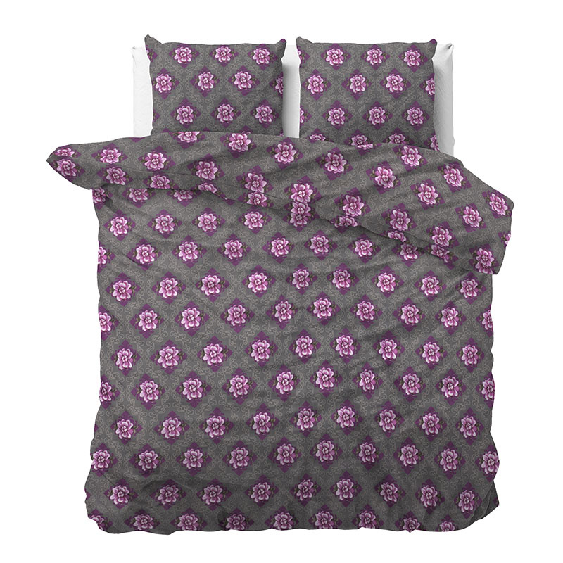 Sleeptime Elegance Keesha - Pink Dekbedovertrek Lits-jumeaux (240 x 220 cm + 2 kussenslopen)