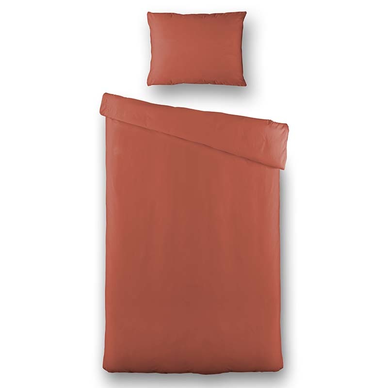 Luna Bedding Luna Uni - Oud Roze Dekbedovertrek 1-persoons (140 x 220 cm + 1 kussensloop) Dekbedovertrek