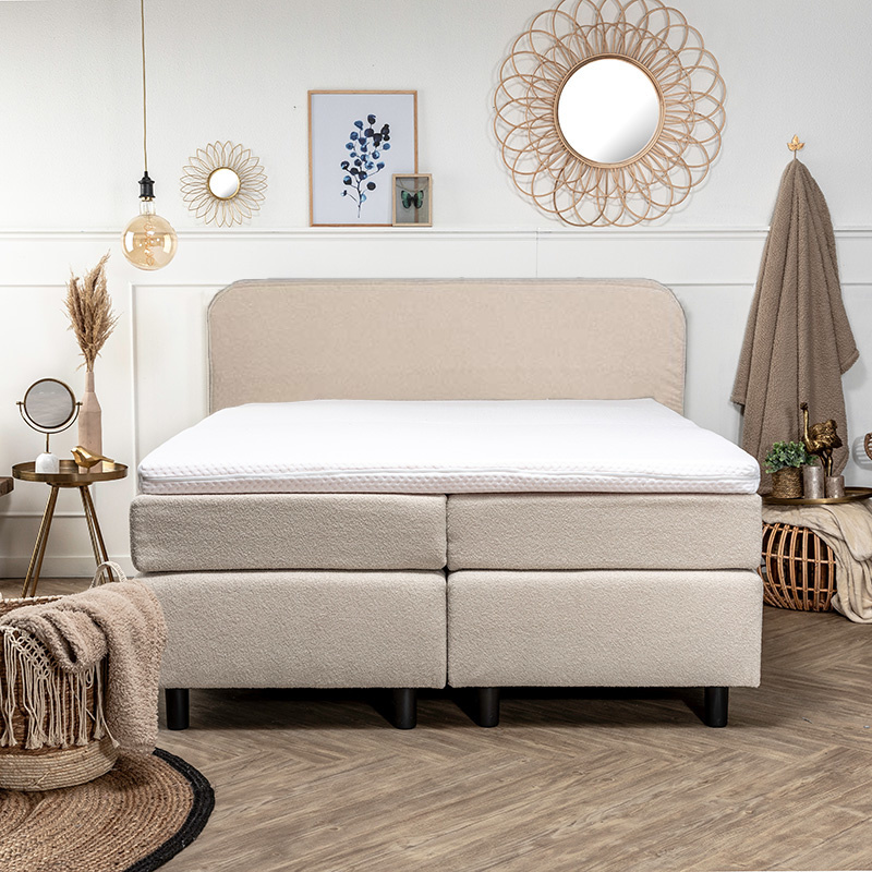 elk wat betreft Misverstand Boxspringset Curvy - Teddy | Dekbed-Discounter