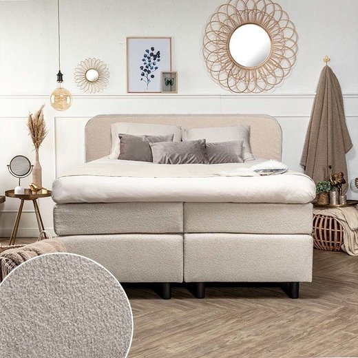 Dekbed Discounter Boxspringset Curvy - TeddyNova Spring aanbieding