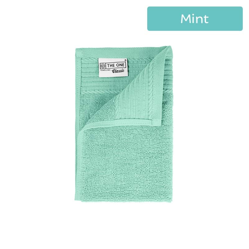 The One Towelling Gastendoekje Classic - 30 x 50 cm Kleur: Mint