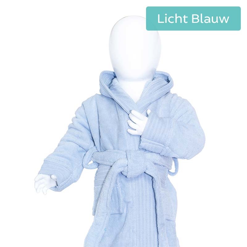 The One Towelling Baby Badjas Kleur: Lichtblauw, Baby (98/110)