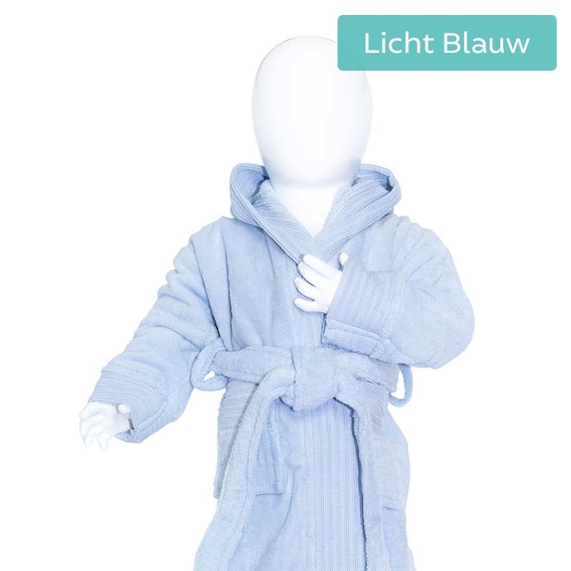 The One Towelling Baby Badjas Kleur: Lichtblauw, Baby (80/92)