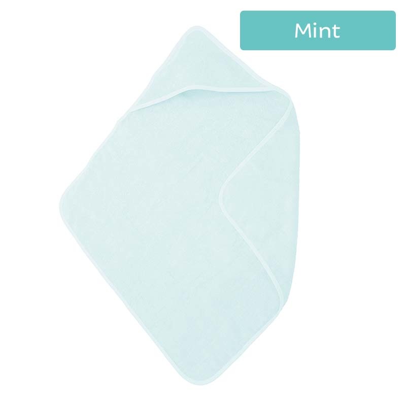 The One Towelling Baby Cape Kleur: Mint