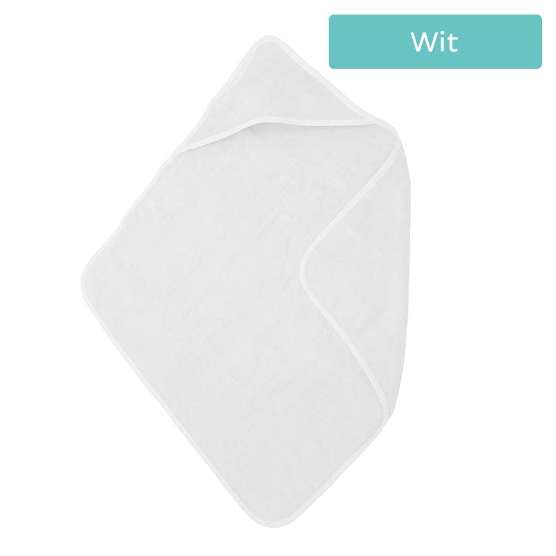 The One Towelling Baby Cape Kleur: Wit