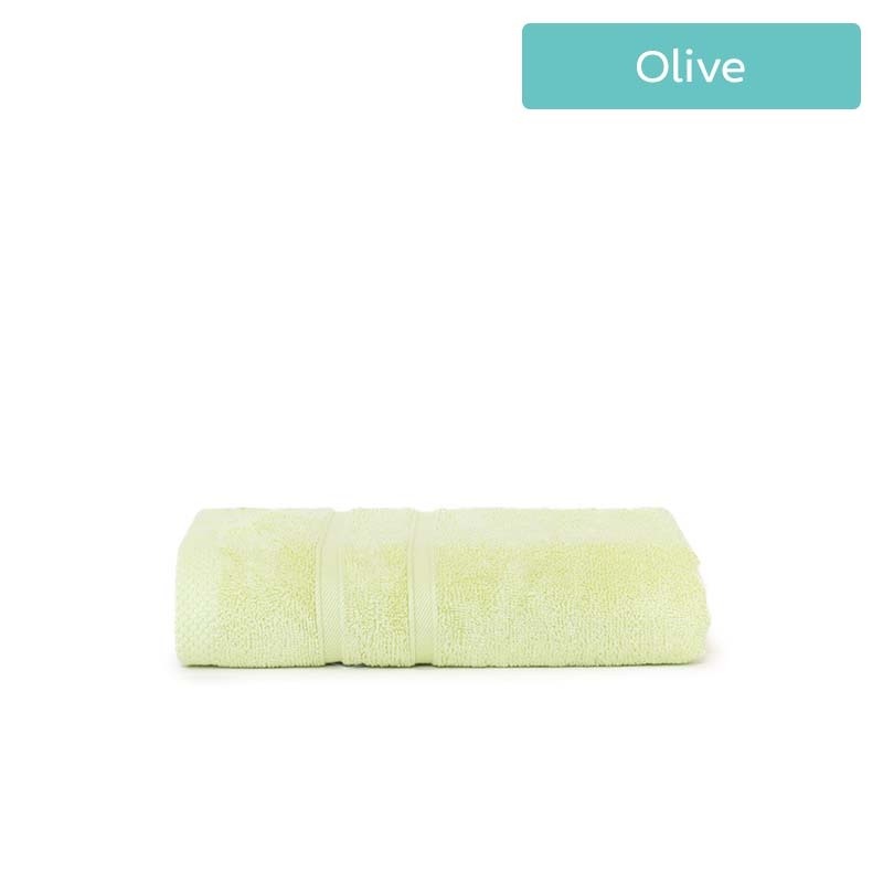 The One Towelling Handdoek Bamboe - 50 x 100 cm Kleur: Olive