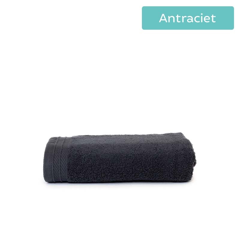 The One Towelling Handdoek Organic - 50 x 100 cm Kleur: Antraciet