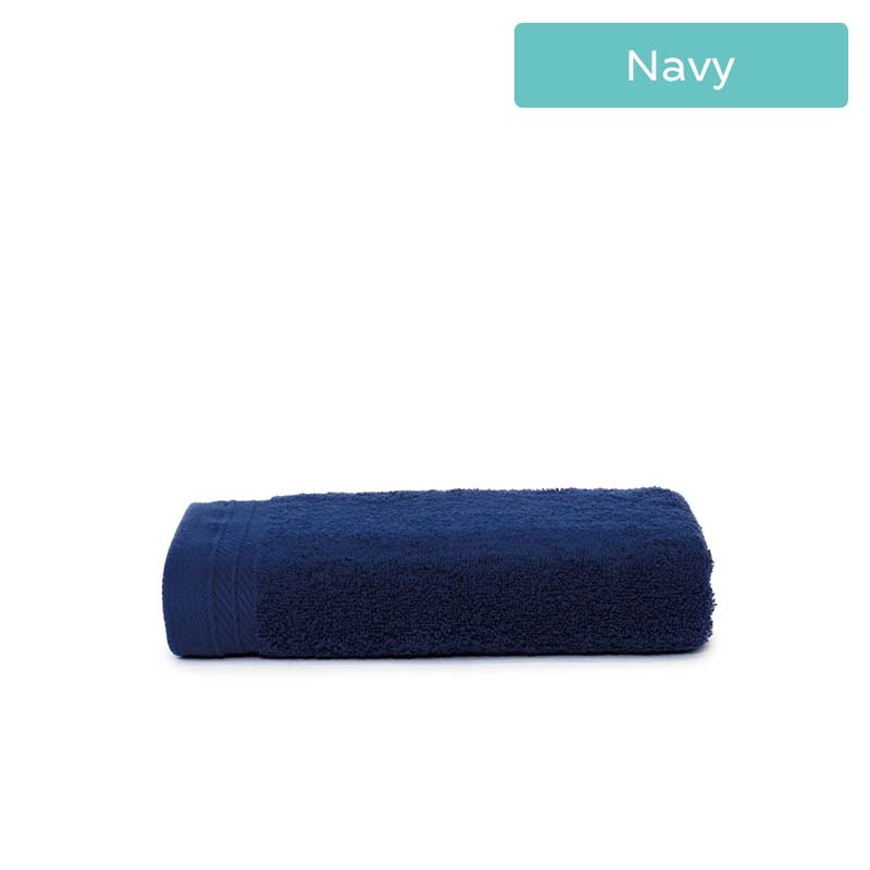 The One Towelling Handdoek Organic - 50 x 100 cm Kleur: Navy