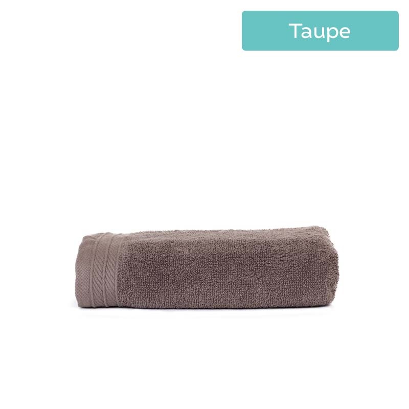 The One Towelling Handdoek Organic - 50 x 100 cm Kleur: Taupe