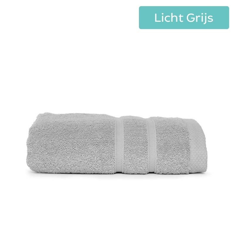 The One Towelling Handdoek Ultra Deluxe Kleur: Lichtgrijs