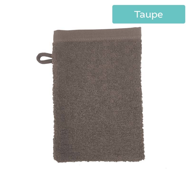 The One Towelling Washandje Classic Kleur: Taupe