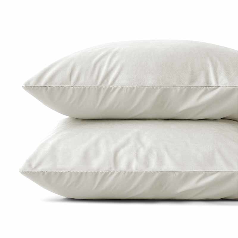 Sleeptime 2-PACK Velvet Kussensloop Creme