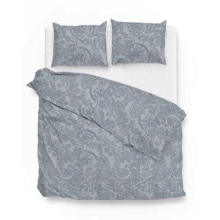 Dekbedovertrek Katoen-Flanel - Paisley di Lino - Denim