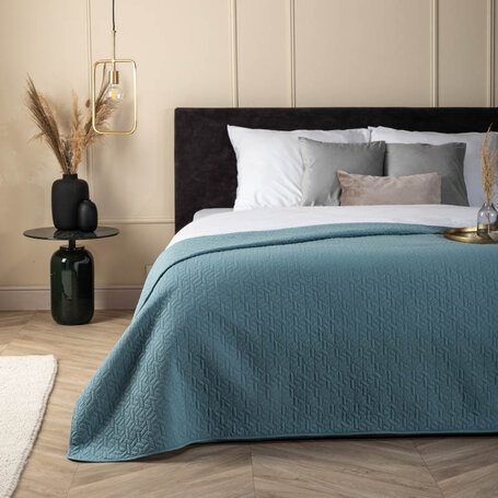 Bedsprei Ultrasonic Prisma - Blauw